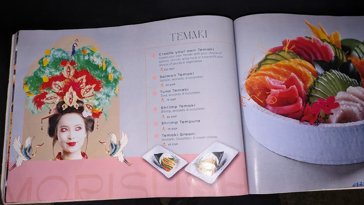 Menu Mori Sushi - Mall Of Arabia-3